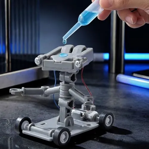 DIY Roboter Bausatz mit Salzwasser-Antrieb, Lernspielzeug Kinder, Technik-Set f. Schule, Zuhause, Pädagogisches STEM Experimentier-Set, Physik, Chemie, Biologie Lernen, Umweltfreundlicher Baukasten