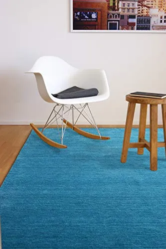 floor factory Wollteppich Gabbeh Teppich Karma, rechteckig, 15 mm Höhe - Hochwertiger Teppich aus 100% Schurwolle mit dichten Flor von 15 mm. Ideal für eine natürliche Atmosphäre in jedem Raum. Handgefertigt und in acht Farben erhältlich, sorgt er für zeitlose Eleganz und ist pflegeleicht.