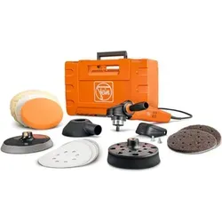Fein Marine Polierer Set 72214850010 - Poliermaschinen mit komfortabler Drehzahleinstellung, ideal für die professionelle Bootspflege. Die ergonomische Bauweise sorgt für müheloses Arbeiten, während der Wiederanlaufschutz zusätzliche Sicherheit bietet.