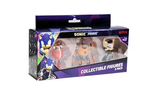 Sonic - 3 Pack - Rebel Rouge + Eggforcer + Dr Eggman