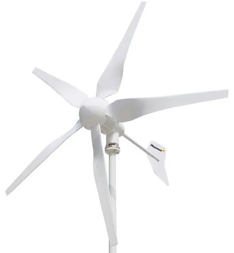 Phaesun Windgenerator Stormy Wings 1000_48 - 1000 W, 48 V - Stromaggregate mit 5 Klingen und einer Nennleistung von 1000 W, ideal für nachhaltige Energiegewinnung selbst bei niedrigen Windgeschwindigkeiten. Robust und wetterfest für vielseitige Anwendungen.