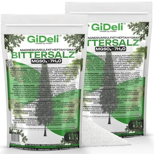 GiDeli Bittersalz Dünger 2 x 1kg