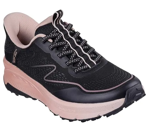 Skechers Damen Sneakers Schwarz 36 EU - Damen-Sneaker mit schockabsorbierender Mittelsohle und flexibler, hochgriffiger Außensohle für optimalen Komfort und Traktion.