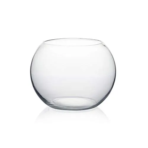 WGV Bubble Bowl Glasvase Ø 20 cm – Heavy Base, ca. 14,5 cm hoch (0077 A3)