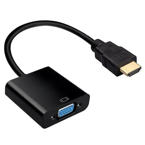 MMOBIEL HDMI zu VGA Kabel Adapter vergoldet Übertragung Male zu Female 1080p Full HDTV HDMI für Monitore