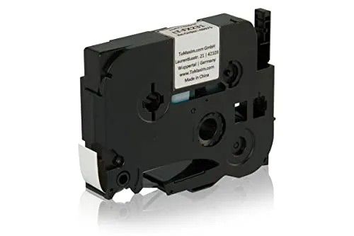 Inkadoo Brother TZEFX231 Farbband schwarz auf weiss Laminat 12mm x 8m Kompatibel passend für Brother P-Touch 1000 F, P-Touch 1005