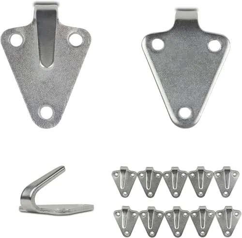 CARGO VA Intelligent Vehicle Accessories CargoVA - 10 Dreiloch Planenhaken - Besonders Rostbeständige Abspannhaken - Netzhaken, perfekt für das Befestigen von Anhängernetzen und Planen