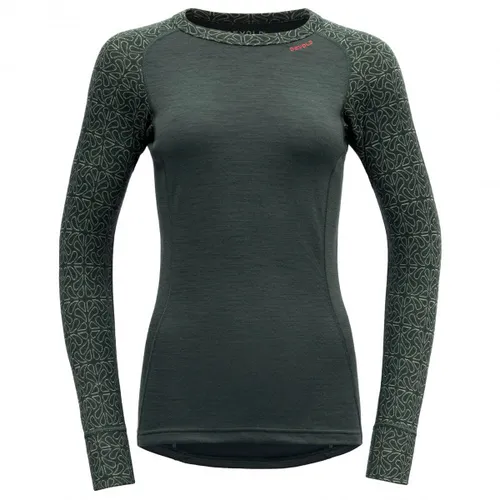 Devold of Norway DUO Active Merino 205 Shirt WMN - Funktionale Langlauf Unterwäsche für Frauen, ideal für Skifahren mit innovativer Merinowolle und ThermoLite-Technologie für besten Komfort und Feuchtigkeitsmanagement.
