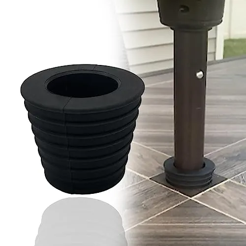 Kegelförmige Abstandshalter für Terrassenschirm oder Sonnenschirmständer, passend für Stangen mit einem Durchmesser von 3,8 cm