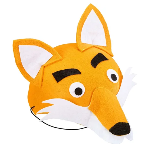 Fuchs Mütze Schickes Kinder Kostüm Zubehör Kappe Kopfbedeckung Fox Faschingshut