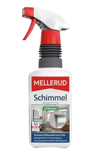 MELLERUD Schimmel Entferner Chlorfrei – 1 x 0,5 l | Geruchsneutraler Aktivschaum gegen Schimmel im gesamten Haushalt