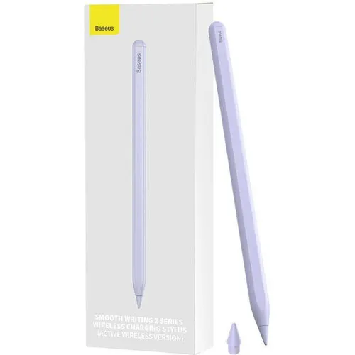 Baseus Smooth Writing 2 Stylus Pen (lila) - Tablet-Eingabestift für iPad mit kabellosem Laden und bis zu 10 Stunden Nutzung. Genießen Sie ein präzises und flüssiges Schreiberlebnis, ideal für Künstler und kreative Köpfe!