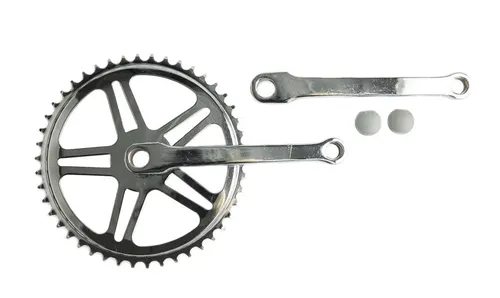 Kurbel Set mit Spiegat 46T 170 mm Silber