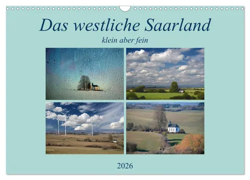 Rufotos Rufotos | Das westliche Saarland klein aber fein (Wandkalender 2026) - Kalender mit 14 Seiten, der die beeindruckende Natur des westlichen Saarlands zeigt – ideal für Naturliebhaber und als dekorativer Wandschmuck.