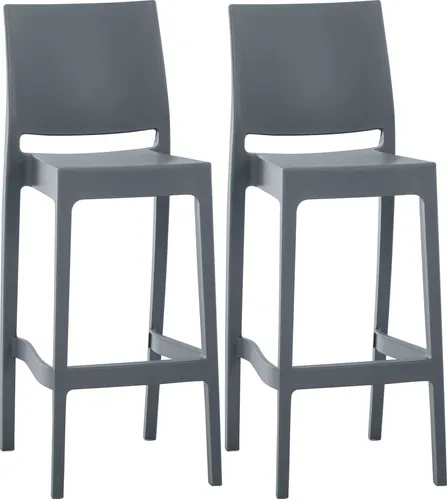 CLP Barhocker Maya 304816 in silber von CLP