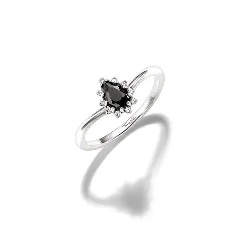 Ring True Romance mit schwarzem Zirkonia aus Silber von THOMAS SABO GmbH & Co. KG