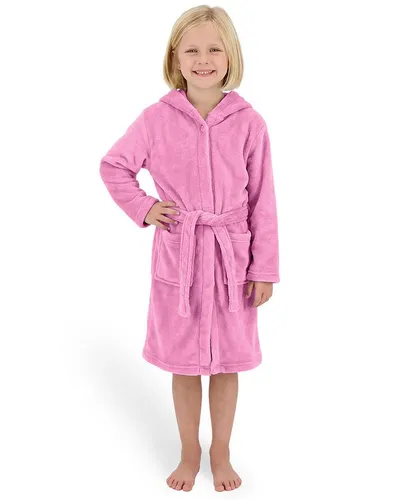 Gräfenstayn Kinderbademantel Fleece Kapuze 158-164 von Gräfenstayn