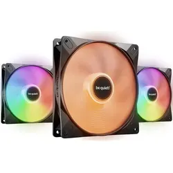 be quiet! Light Wings LX PWM - 140mm Gehäuselüfter 3er Pack, hohe Leistung mit RGB-Beleuchtung und leisen 30.50 dB(A)