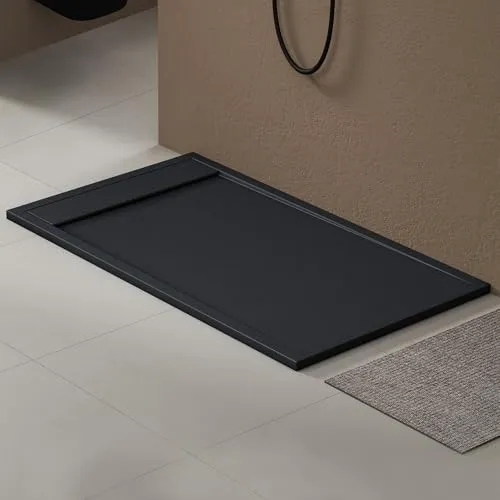 doporro Duschtasse Geoma10 80x140 cm in Anthrazit von doporro