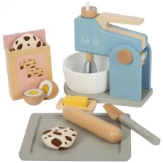 Small Foot Kinder-Standmixer Set „tasty“ - Holz Kinder-Standmixer Set, fördert kreatives Spielen und ist ideal für Kinder ab 3 Jahren. Achtung: Kleine Teile, Erstickungsgefahr.