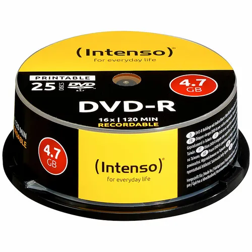 Intenso DVD-R 4.7GB 16x printable, 25er-Spindel
