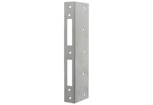 FEPS Schließblech - Reparaturschließblech für Haustüren aus Edelstahl - Türzusatzschlösser, langlebig und einfach zu montieren, ideal zur schnellen Wiederherstellung der Türfunktion ohne aufwändigen Austausch der Zarge.