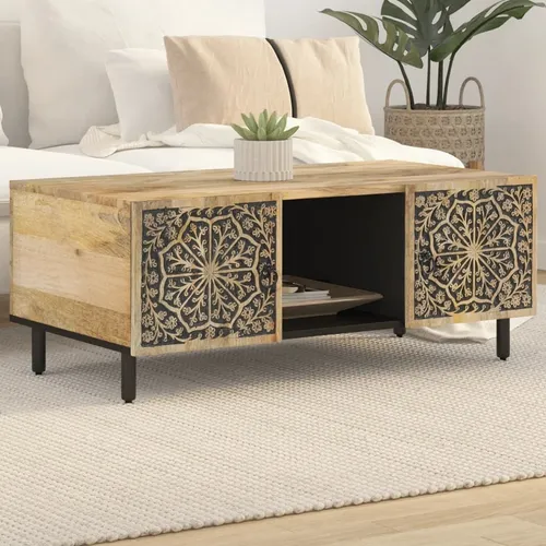 Maison Exclusive Couchtisch 100x54x40 cm aus Massivholz Mango