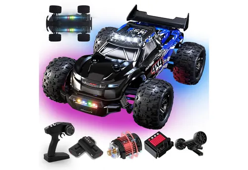 Esun RC-Auto 1:14 Brushless Ferngesteuertes Auto Erwachsene, 50 KM/H RC 4WD Offroad (Set, Komplettset), RC Car mit LED, RC buggy Spielzeug ab 8 9 10 jahre