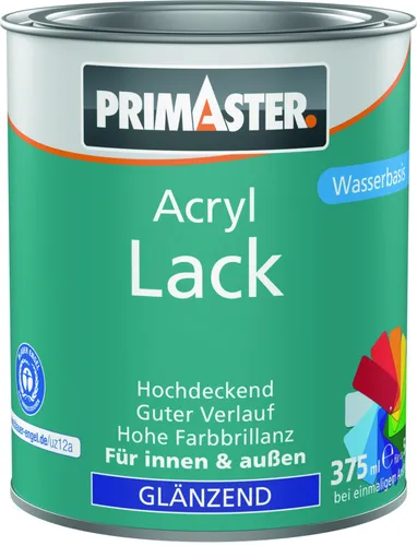 Primaster Acryl Lack taubenblau glänzend 375 ml