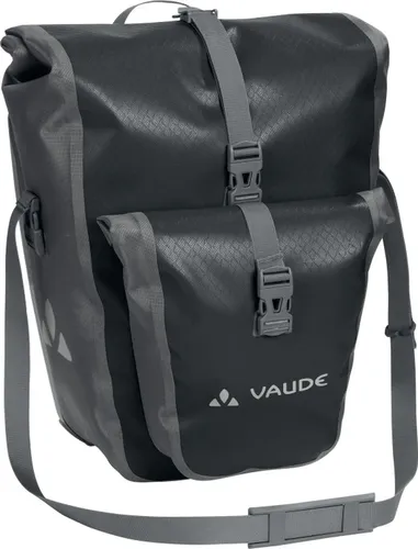 VAUDE Aqua Back Plus Single – Wasserdichte Fahrradtasche für Gepäckträger - Fahrradtaschen mit 25 L Volumen, wasserdicht und vielseitig nutzbar als Umhängetasche. Einfaches Befestigungssystem QMR 2.0 für sicheren Halt – Made in Germany.