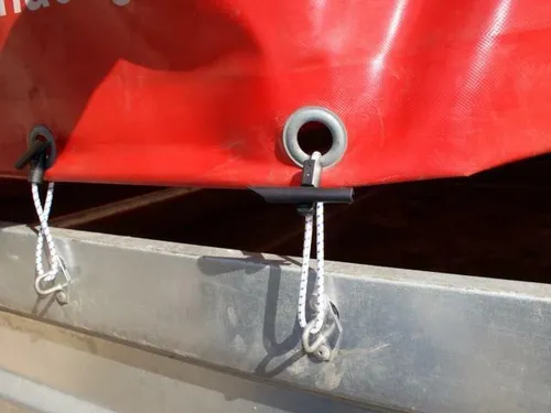 Planenspanner mit Klapphülse und Haken 4 Stück im Set