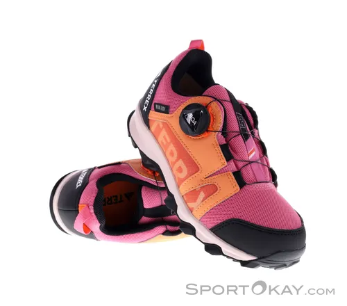 adidas Terrex Agravic Boa R.RDY Kinder Traillaufschuhe - Pink/Rosa - Größe 29 - Laufschuhe für Kinder mit innovativem Boa-Verschlusssystem für perfekten Halt und Komfort beim Trailrunning.