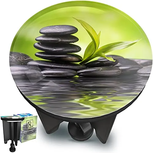 M. ROSENFELD HOME Universal Waschbeckenstöpsel 40mm mit Motiv Zen-Steine