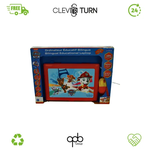 PAT PATROUILLE Zweisprachiger Lerncomputer (FR DE) - 124 Aktivitäten für Sprachen, Mathematik und Musik, mit realistischem Design für spielerisches Lernen