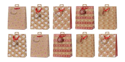 laro Geschenkbox Laro Geschenktaschen Geschenktüten Weihnachten 10/20/40/100stk Medium