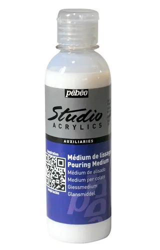 Pebeo Studio Acryl Gießen Medium 250ml Flasche Klar Mix Mit Farbe 524550
