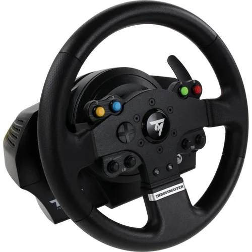 THRUSTMASTER TM TMX Force Feedback Lenkrad - Einstellbares Feedback, 270-900° Rotationswinkel, präzise 12-Bit Auflösung und langlebiges Metallachsen-Riemen-Gangsystem für ein realistisches Fahrerlebnis