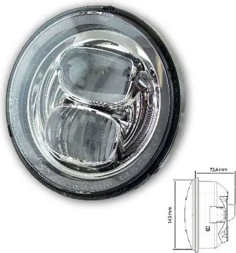 LED-Scheinwerfereinsatz 5-3/4