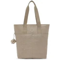 Kipling Basic Hanifa Schultertasche mit Laptopfach 39 cm - Braun - Stylische Kipling Basic Hanifa Schultertasche in Braun mit praktischem Laptopfach. Ideal für den Alltag und das Büro, bietet sie genügend Platz für Ihre Essentials.