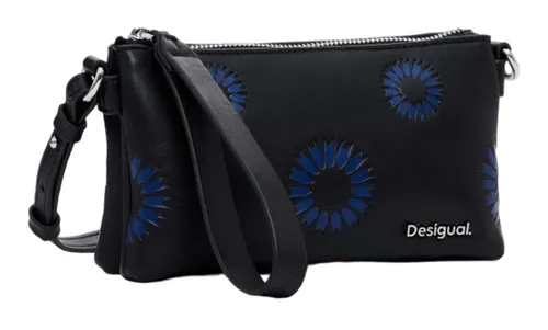 Desigual Avalon Baby Crossbody Bag Umhängetasche Clutch Black schwarz Neu