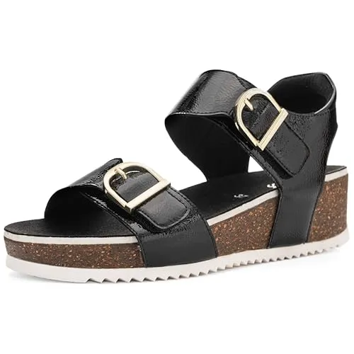 ara Damen NORDERNEY Sandale, SCHWARZ, 38 EU