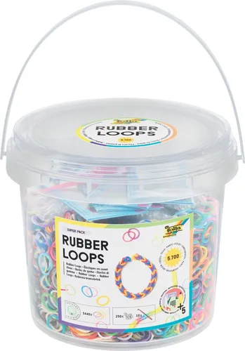 folia Rubber Loops Super Pack 5.700 Teile im Eimer