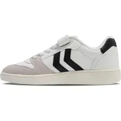 Hummel Handball Perfekt Sp Jr - weiße/ schwarze Sneaker, Größe: 31 - Sneaker für Handballer, mit atmungsaktivem Obermaterial und rutschfester Gummisohle für optimalen Halt auf dem Spielfeld.