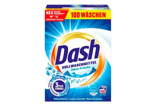 Dash Vollwaschmittel Alpen Frische, Mikroplastikfrei von Dash