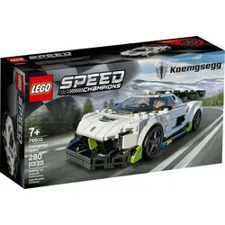 LEGO® Speed Champions Koenigsegg Jesko (76900) Bauset - Lego Bauset mit 280 Teilen und detailgetreuer Nachbildung des Koenigsegg Jesko, ideal für Kinder ab 7 Jahren – fördert Kreativität und Problemlösefähigkeit.