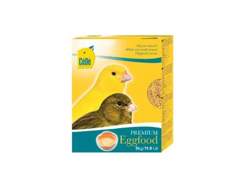 Cédé Eifutter für Kanarienvögel 5 kg - Hochwertiges Vogelfutter, ideal für gesunde Ernährung von Kanarienvögeln, sorgt für Vitalität und ein glänzendes Gefieder.