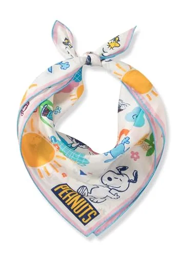 CODELLO NICKI SILK PEANUTS SWING - Eleganter Schal in Weiß - Stilvoller CODELLO Schal mit Peanuts-Motiv, ideal für jeden Anlass. Aus hochwertigem Material gefertigt, sorgt er für einen angenehmen Tragekomfort.