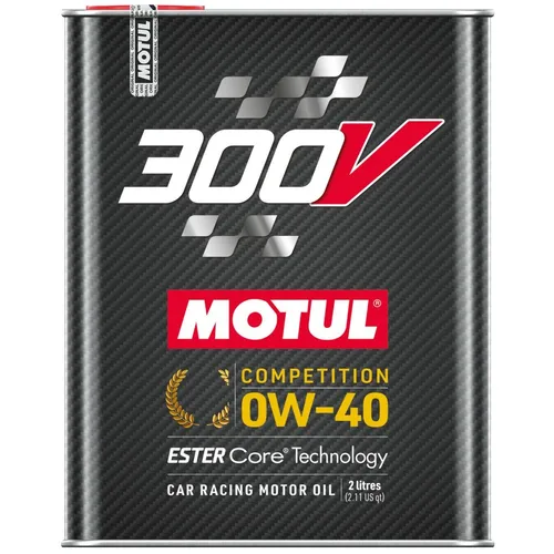 MOTUL 300V COMP 0W40 2L - Hochleistungsmotoröl - Motoröl für Rennsport und Hochleistungsmotoren, bietet optimalen Schutz und Leistung unter extremen Bedingungen.