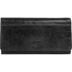 bruno banani große Geldbörse im Querformat aus Echt Leder - Damen-Geldbörse aus 100% Rindleder mit 19 Kartenfächern und praktischem Reißverschluss außen für optimale Organisation und Sicherheit.