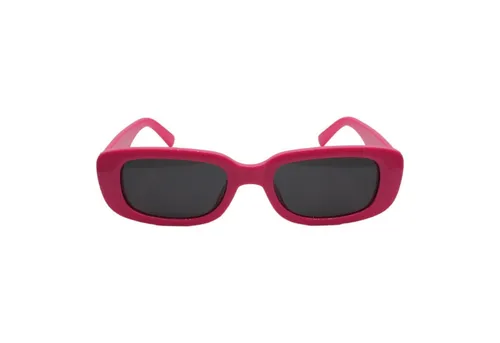 LUXXADA Sonnenbrille (Damen Marken Brille dicker Rand mit Brillenbeutel) Gläser Polarisiert Festivalbrille in Pink schmales Design